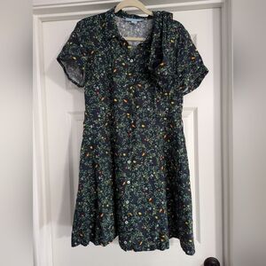 Hill House Midnight Garden Laura Shirt Dress